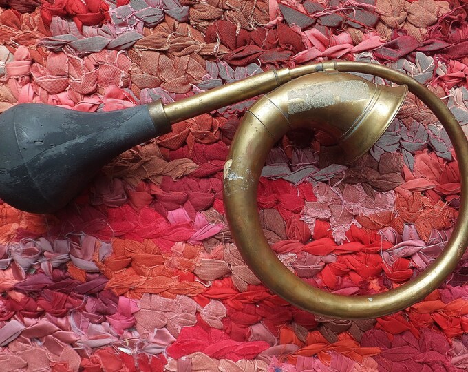 Antique Brass Car Horn Automobile Industrial Chic Eclectic - Etsy