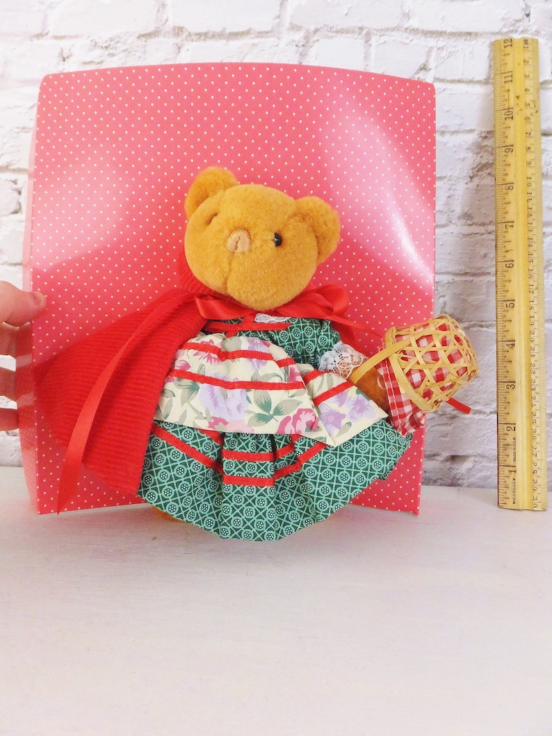 Vintage Madame Alexander Bear Red Riding Hood Teddy Bear The Wel Vintage Madame Alexander Bear Red Riding Hood Teddy Bear The Wel