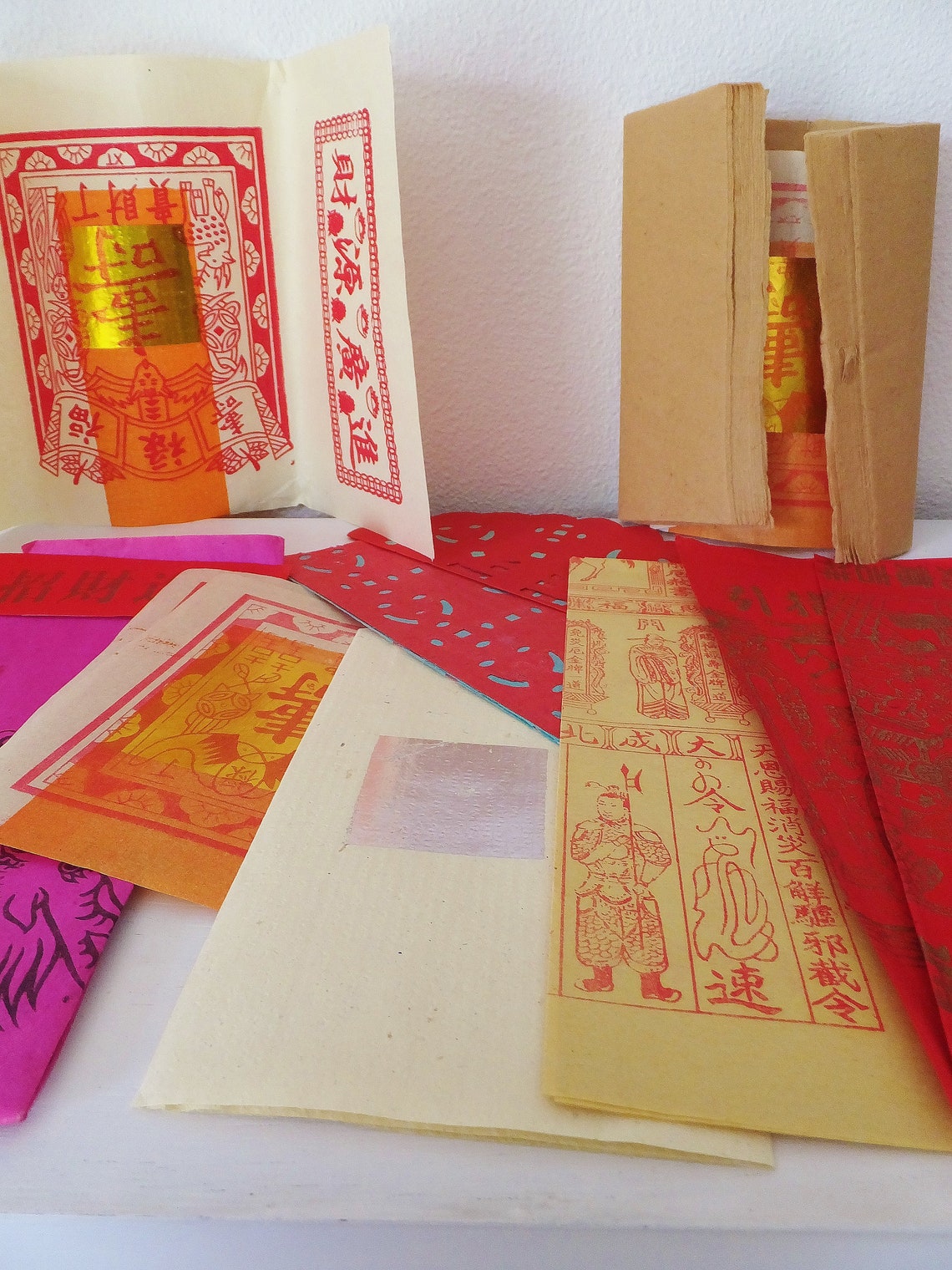 Joss Paper Assortment Pack Chinese Joss Ritual Paper Scrapbook Etsy
