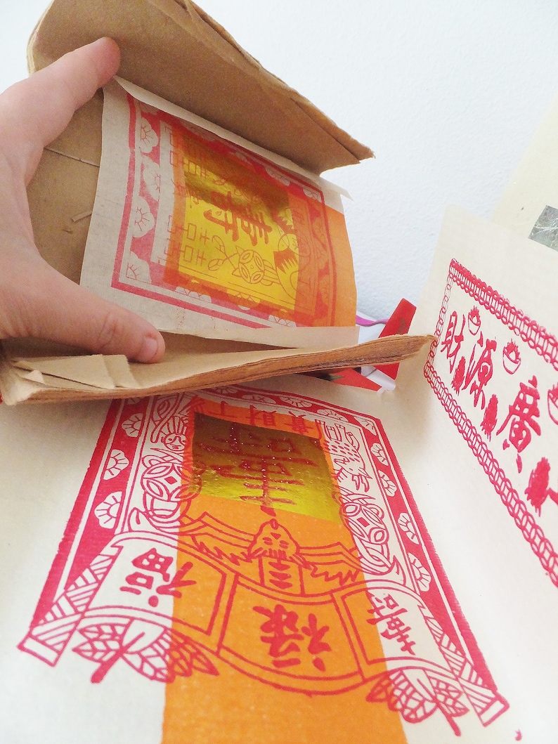 Joss Paper Assortment Pack Chinese Joss Ritual Paper Scrapbook Etsy