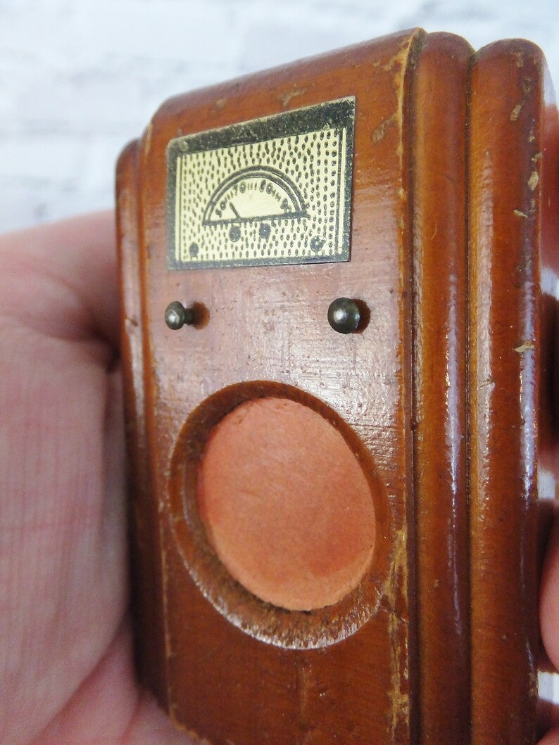 Vintage Wooden Doll House Miniatures Wood Doll House Furniture Etsy