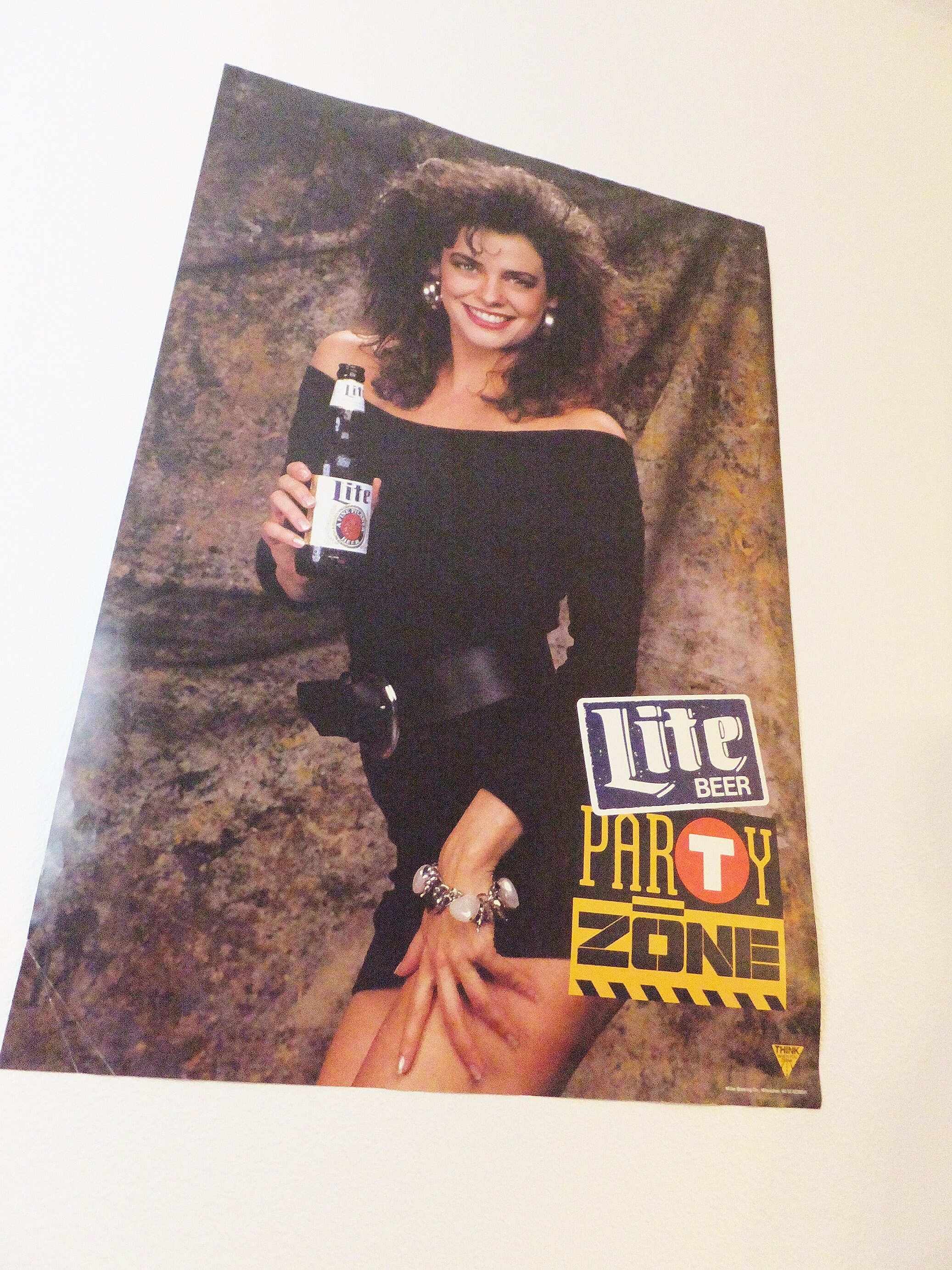1980's Beer Poster Miller Lite Beer Promotional Poster Bar Etsy Ireland