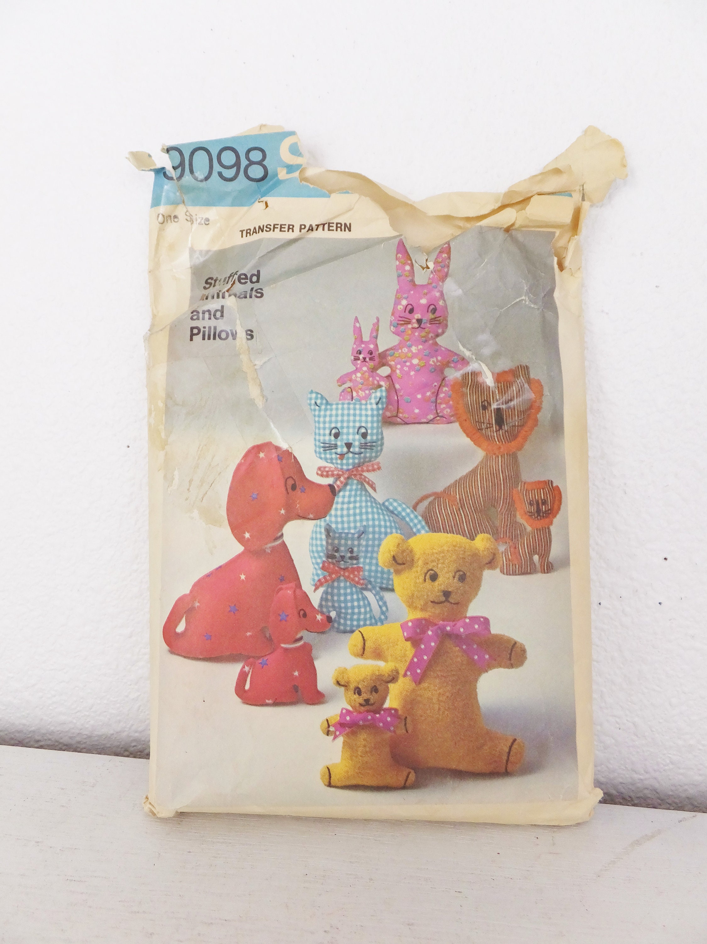 Vintage stuffed cheap animal patterns free
