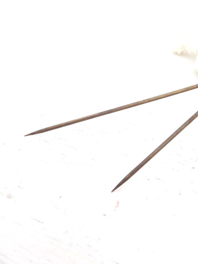 Antique Beaded & Sequined Hat Pins • Victorian Costume Props • Steampunk Accessories image 6