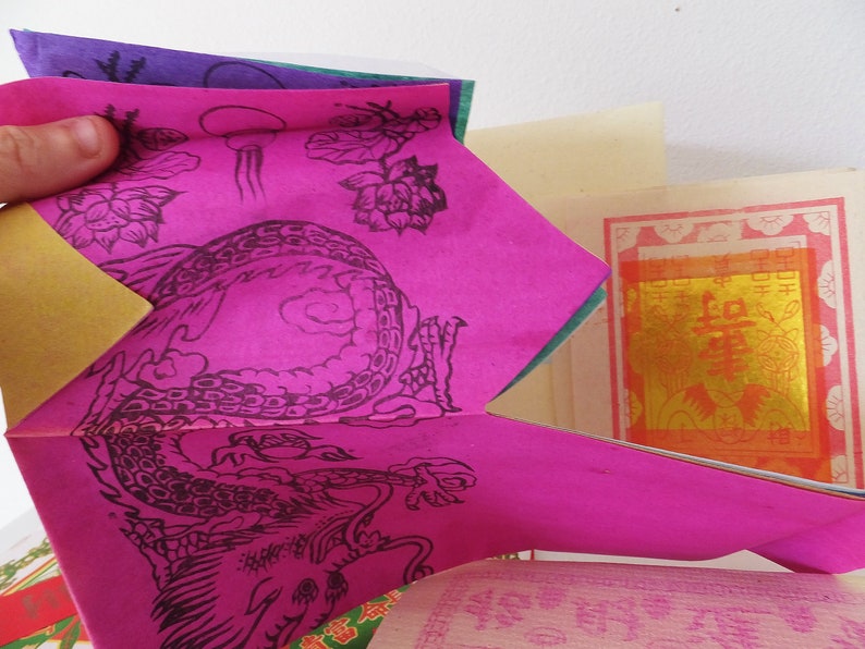 Joss Paper Assortment Pack Chinese Joss Ritual Paper Scrapbook Etsy UK