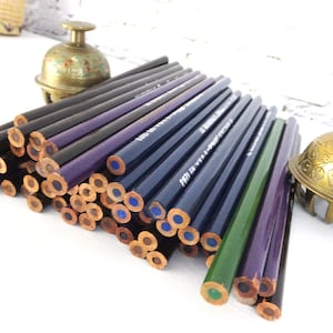 Vintage Colored Pencil Lot: 1950s Art Pencils, Unsharpened