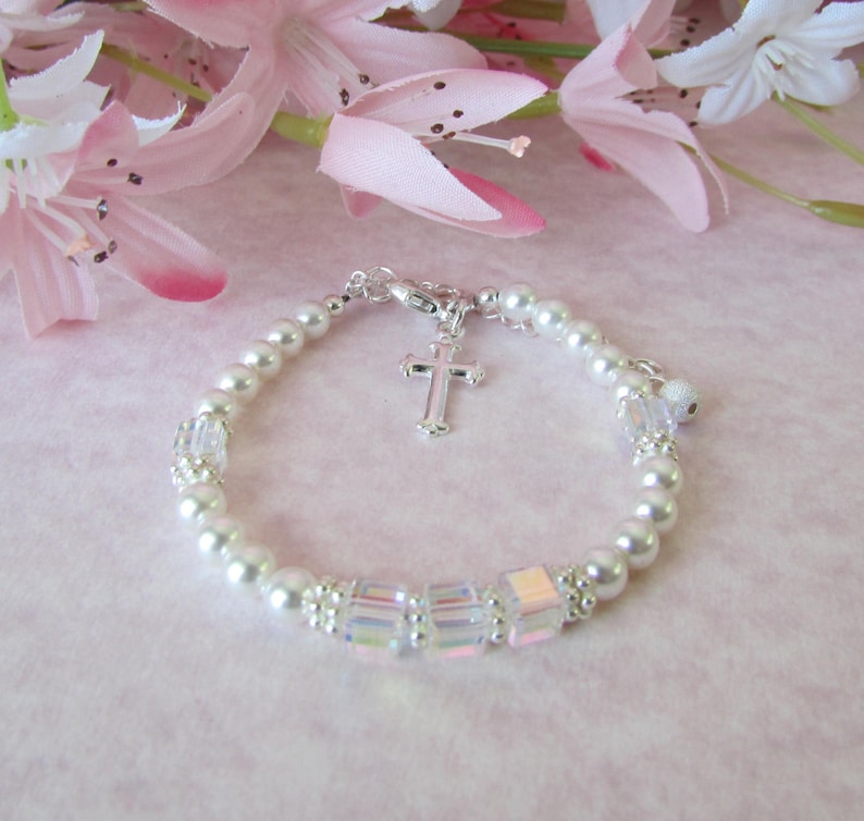 Baby Bracelet Baptism Gift Baby to Bride® poem Bracelet