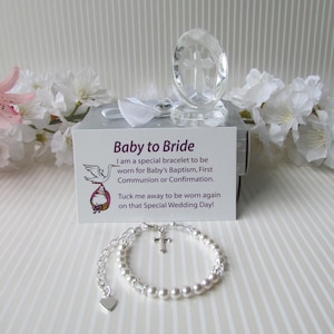 Baby to Bride® Keepsake Baby Girl Christening Gift Bracelet    BTB30