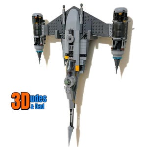 Wall Mount Bracket for LEGO Star Wars The Mandalorian’s N1 Starfighter (set 75325)