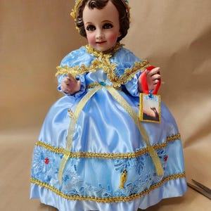 Vestido de Niño Dios De Los Milagros Baby Jesus Dress Miracles