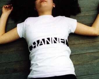 CHANNEL TEE, Unisex Handmade Tee Shirt