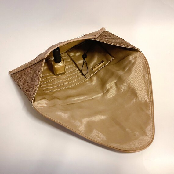 GOLD SEQUINED Clutch by BCBG with built in wallet… - image 7