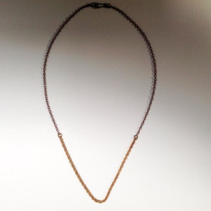 THE MINIMALIST, cool necklace, everyday necklace, unisex neclace, 16 inch or 32 inch versions image 6