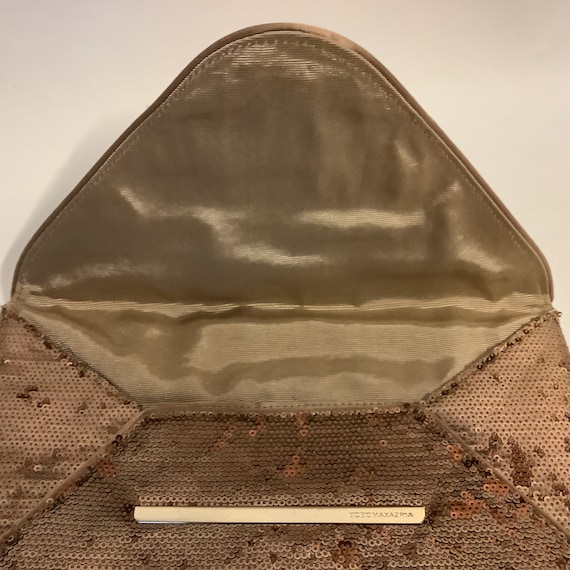 GOLD SEQUINED Clutch by BCBG with built in wallet… - image 6
