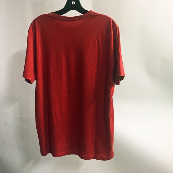 Vintage BANANA REPUBLIC GRAPHIC Tee Shirt, Red Vi… - image 3