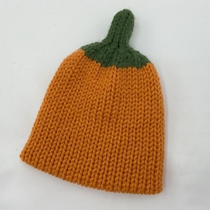Fall Pumpkin Beanie Knit Hat Autumn Halloween Double Layer Pumpkin