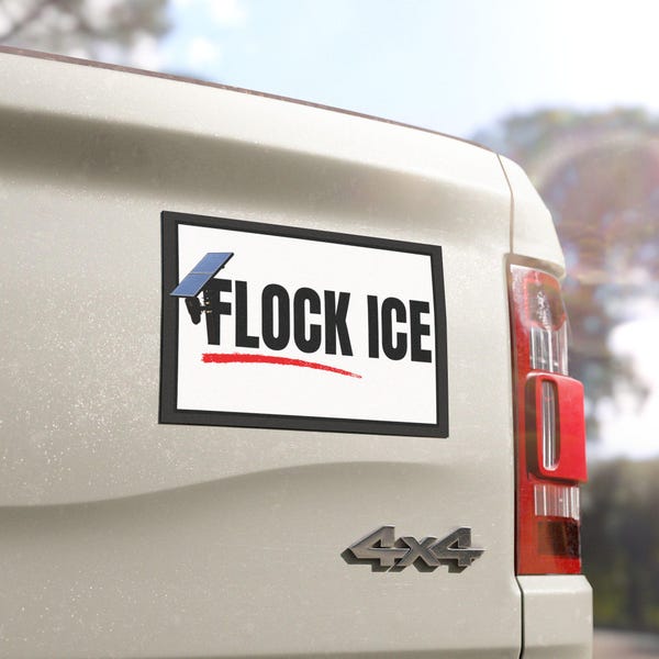 Flock Camera Bumper Sticker - Etsy