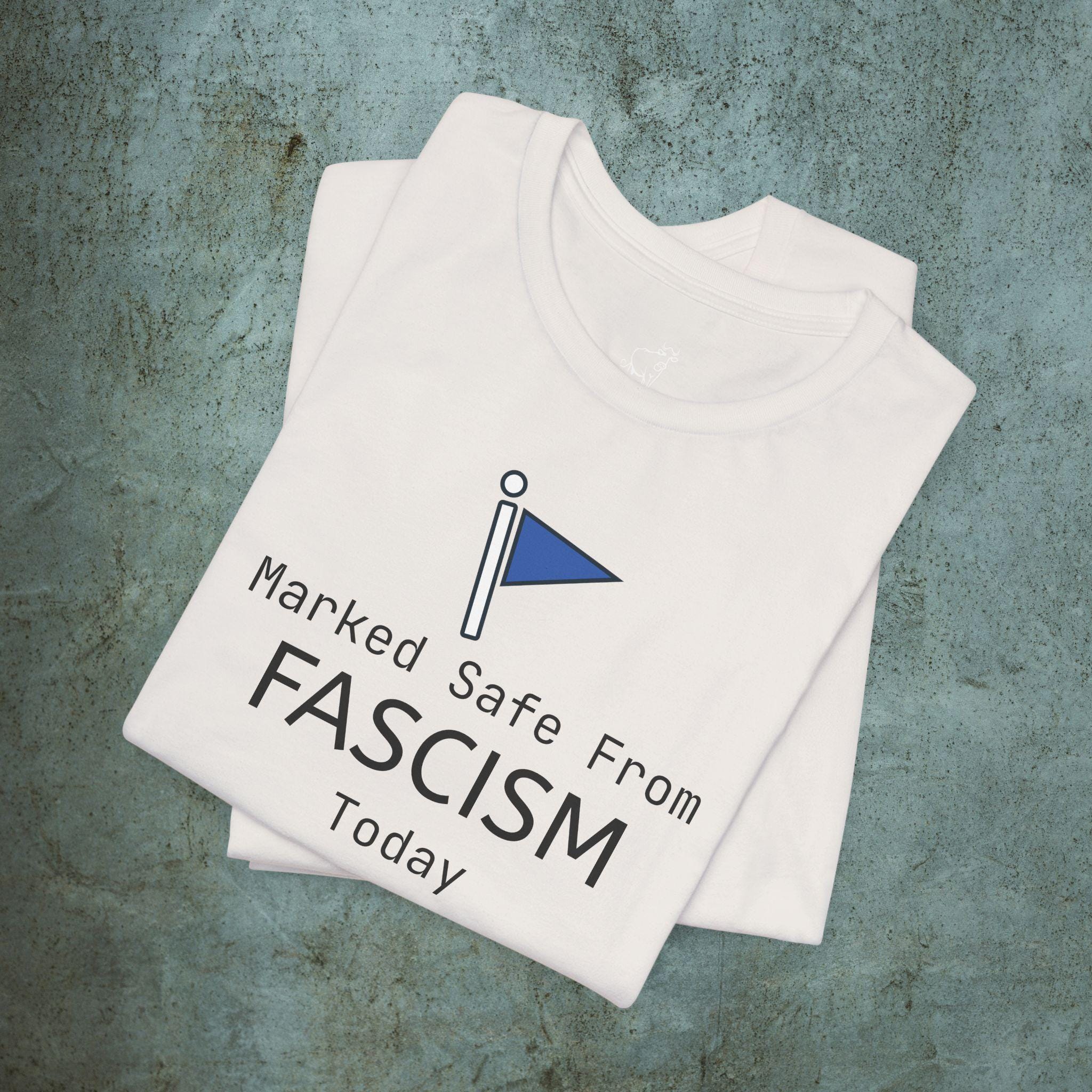 Safe from Fascism Tshirt, Funny Facebook T-shirt, Marked Safe, Political Gift, Resistance Shirt, Anti Trump, 50501 Protest, Anti Fascist Tee