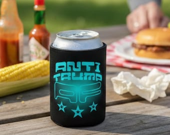 Anti Trump AF Blue Can Cooler, Protest No Kings Resist Drink Sleeve, His Hers Political Resistance Koozie, FDT Cozy Gift
