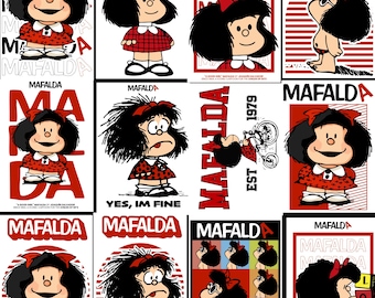 Mafalda PNG Bundle – Digital Cartoon Art for Print and Sublimation