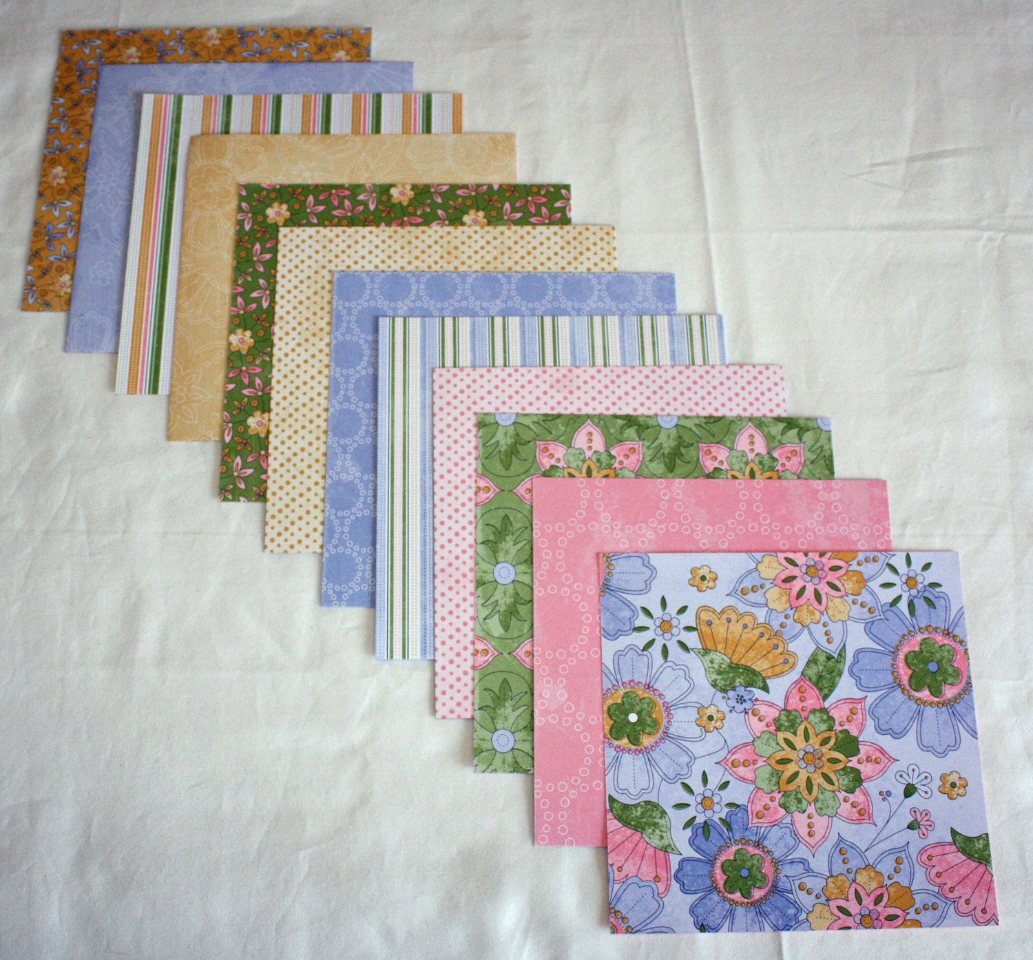 Stampin Up TEA PARTY 6 x 6 DSP Paper Collection Sampler Pack Etsy