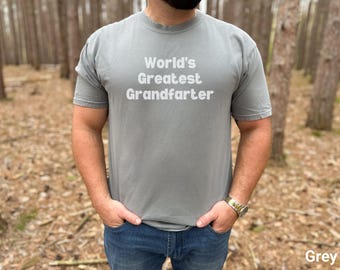 Der größte Grandfarter der Welt, Opa Shirt, altes Furz Shirt, Vintage Shirt, lustiges Shirt, Geschenke für Papa, Opa Leben, Geschenke für Opa