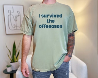 I survived the offseason, Football Shirt, Vintage Shirt, Football, Gifts for men, Gift for dad, Gifts for husband, Game Day, Football Season