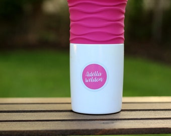 Personalized Circle School Labels - Waterproof Daycare Stickers