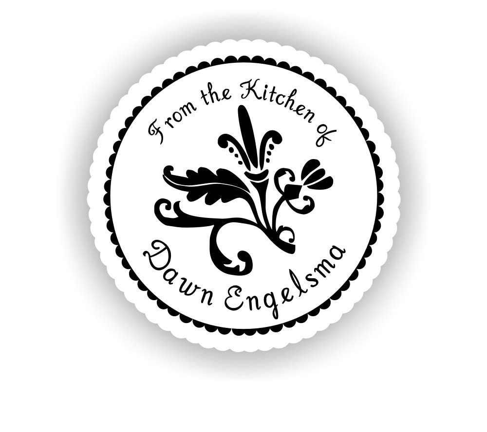 My Kitchen FANCY FLOURISH Vinyl Kitchen Container Labels - Etsy