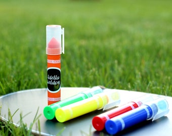 Personalized Waterproof Circle Stickers – Kids School Labels, Daycare (15 qty)