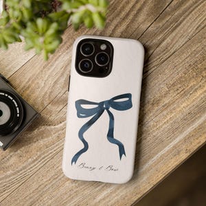 Stylish Phone Case with Elegant Ribbon Design, Tough Cases, Phone Accessories, Unique Gifts, Personalized Tech, Birthday Present