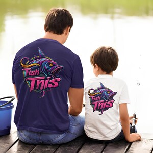 Scary Fish T-Shirt Funny Fish Shirt Baracuda Fishing Gift Deep Sea Fishing Apparel Angler Gift for men  Fishing Tee Unique Fisherman Gift