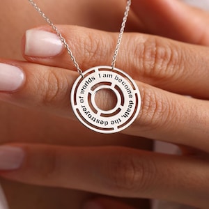 Personalized Message Necklace • Text Necklace • Inspirational Necklace • Personalized Quotes Necklace • Message Neckalace • Gift For Her