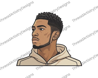 Jude Bellingham Embroidery Design: Real Madrid Soccer (DST File, 3 Sizes)