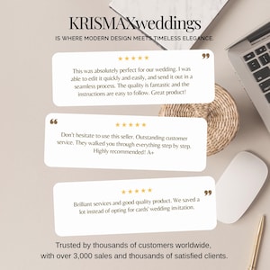 Elegant Animated Wedding Invitation, Classic Neutral Digital eInvite with Trackable RSVP, Editable Canva Template for Modern Wedding image 16