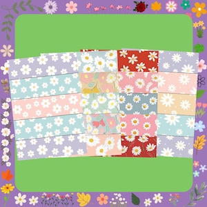 fita de tubo, folhas mistas Daisy