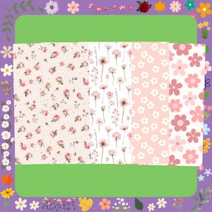 tube tape, Pink flowers