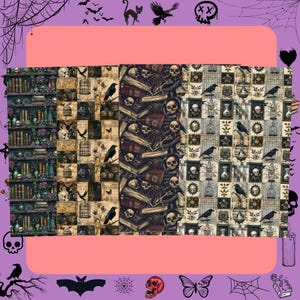 Buistape | Gotisch patchwork en boeken