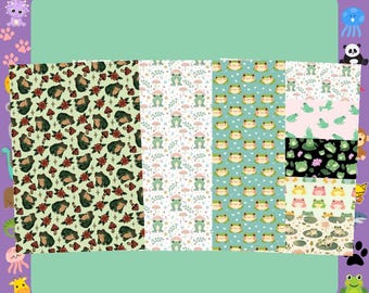 tube tape | frog patterns