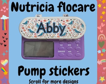 Nutricia flocare feeding pump sticker