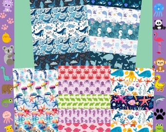 Sea Animal Mixed Tape sheets