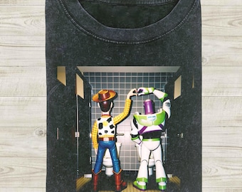 Disney Toy Story Comfort Colors Tee, Buzz Lightyear Woody Friends Shirt For Men Women, Pixar Shirt, Animation Top, Movie Lover Gifts