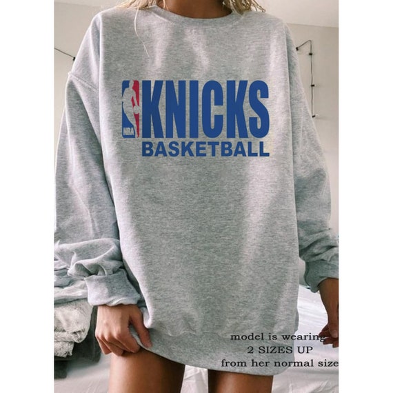 Knicks Basketball Crewneck Sweatshirt for Women