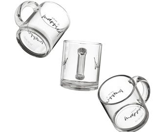 Personalized Wedding Date Glass Mug – Anniversary Gift