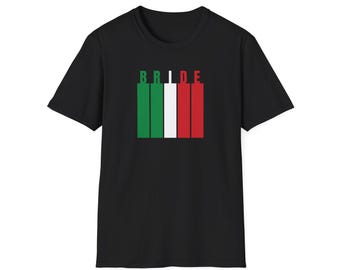 Bride Italian Flag Shirt – Unisex Wedding Cotton Tee