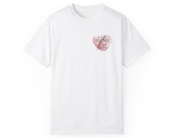 Multilingual Love T-Shirt – Fingerprint Heart, Travel Gift