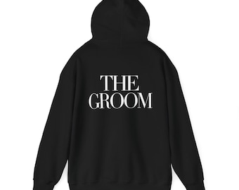 The Groom Hoodie – Mr and The Groom Print, Wedding Gift