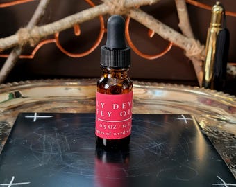 Aceite para moscas Fly Devil - Botella de 1/2 oz para ahuyentar y limpiar