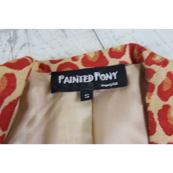 Vintage Painted Pony S Leopard Animal Print Linen… - image 2