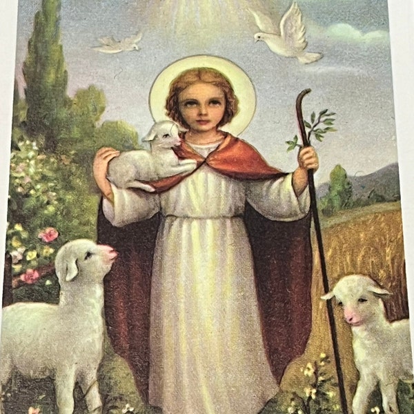 Vintage Prayer Card, 1985, Resurrection Prayer